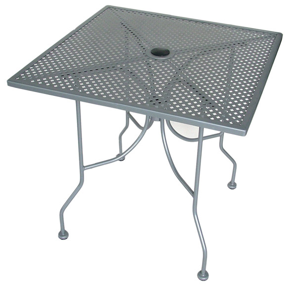 square table -silver